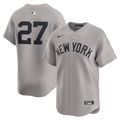 Giancarlo Stanton New York Yankees Nike Road Limited Player Jersey - Gray/White