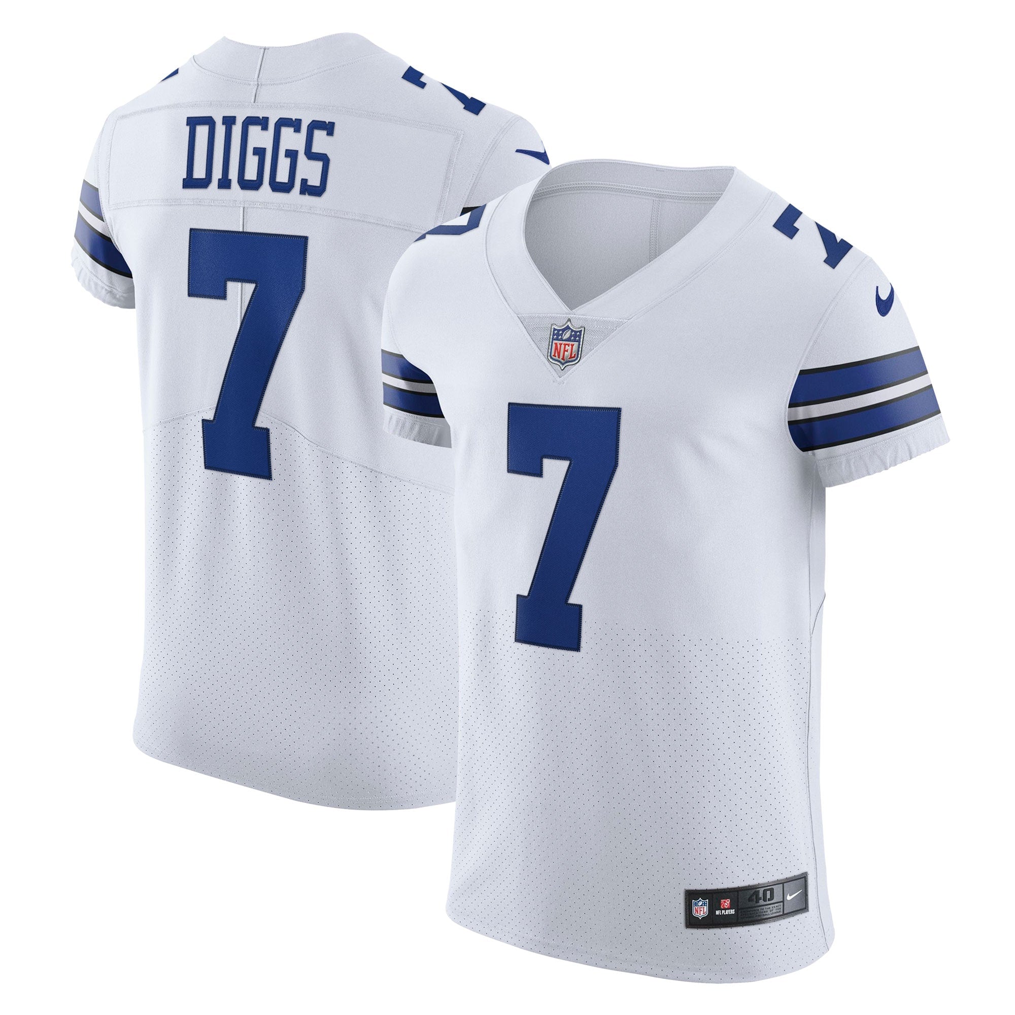 Trevon Diggs Dallas Cowboys Nike Vapor Elite Jersey - Navy/White