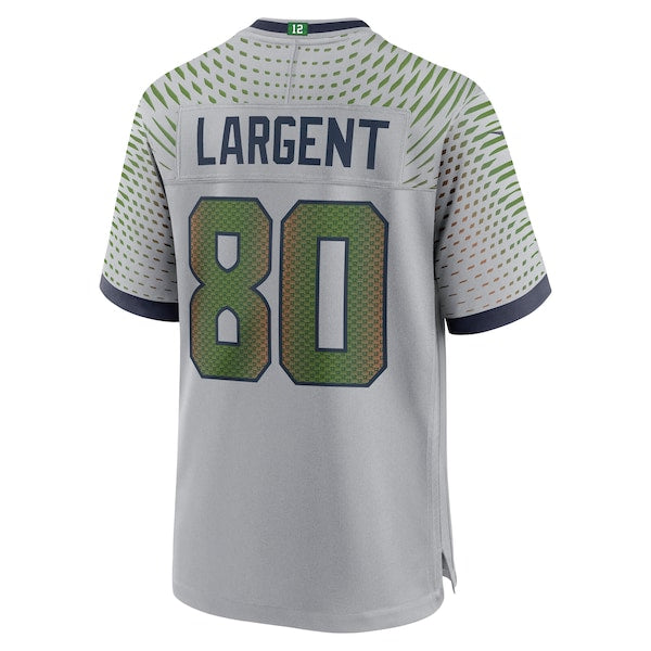 Steve Largent Seattle Seahawks Nike 2025 Rivalries Collection Retired Player Game Jersey - Wolf Gray