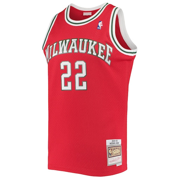 Michael Redd Milwaukee Bucks 2001/02 Hardwood Classics Swingman Jersey - Red