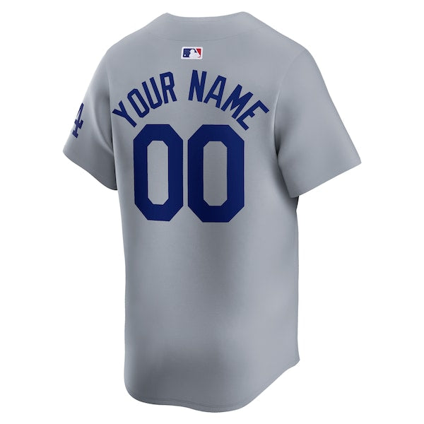Los Angeles Dodgers Nike  Road Limited Custom Jersey – Gray
