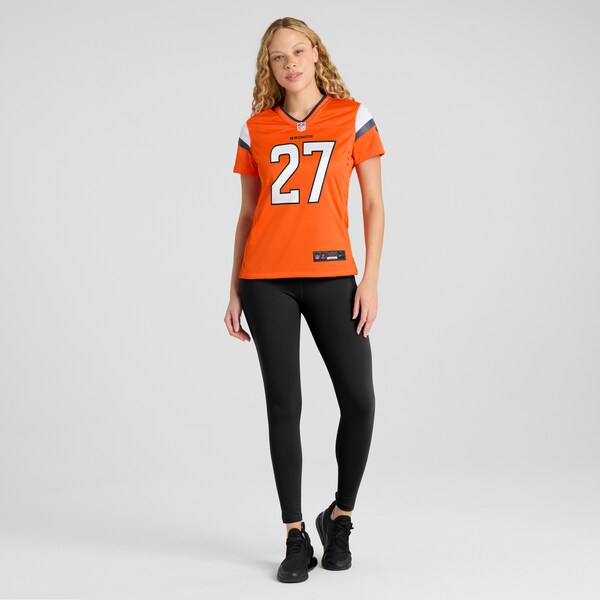 Damarri Mathis Denver Broncos Nike Women's Team Game Jersey -  Orange