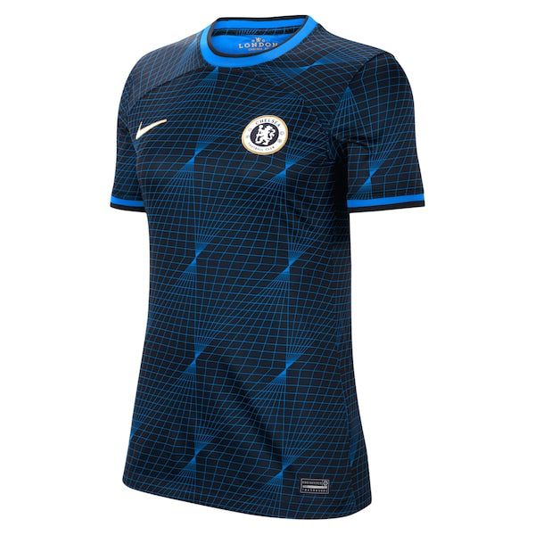 Nicolas Jackson Chelsea Nike Women's 2023/24 Away Stadium Replica Player Jersey - Navy/Blue
