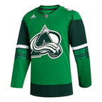 Colorado Avalanche adidas 2023 St. Patrick's Day Primegreen Authentic Jersey - Kelly Green