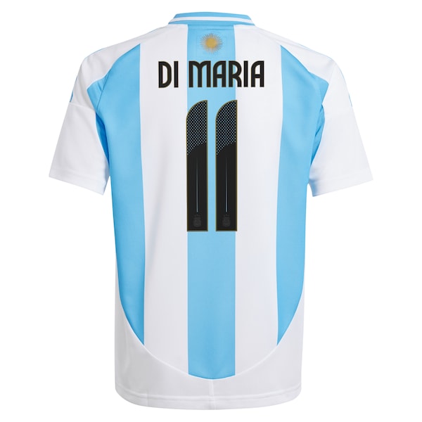Angel Di Maria Argentina National Team adidas Youth 2024 Home Replica Jersey - White
