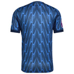 Arsenal adidas 2025/26 Away Authentic Jersey with Patch - Blue/Red