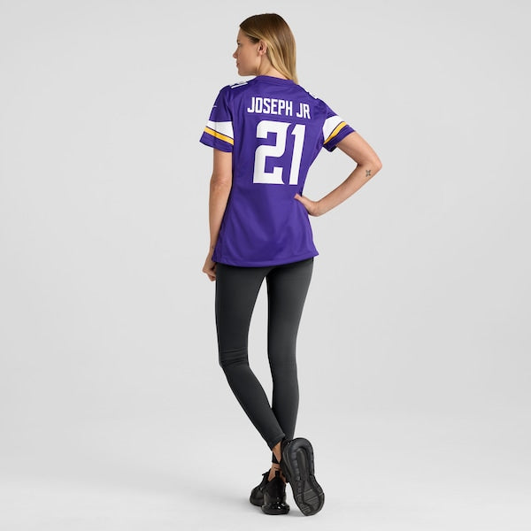 Kelvin Joseph Jr. Minnesota Vikings Nike Women's Team Game Jersey -  Purple