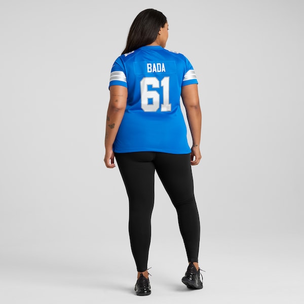 David Bada Detroit Lions Nike Women's Team Game Jersey -  Blue