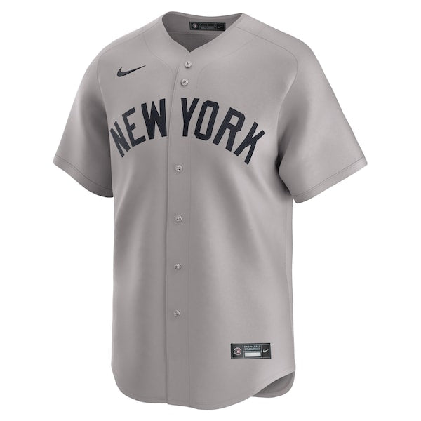 Derek Jeter New York Yankees Nike Away Limited Player Jersey - Gray/White