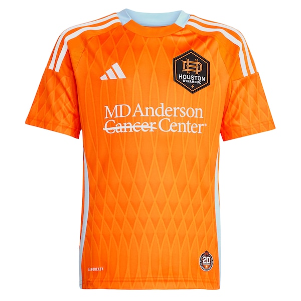 Houston Dynamo FC adidas Youth 2025 Season 20 Replica Jersey - Orange