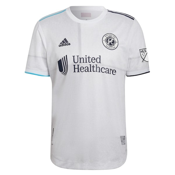 Carles Gil New England Revolution adidas 2022 Secondary Authentic Player Jersey - White