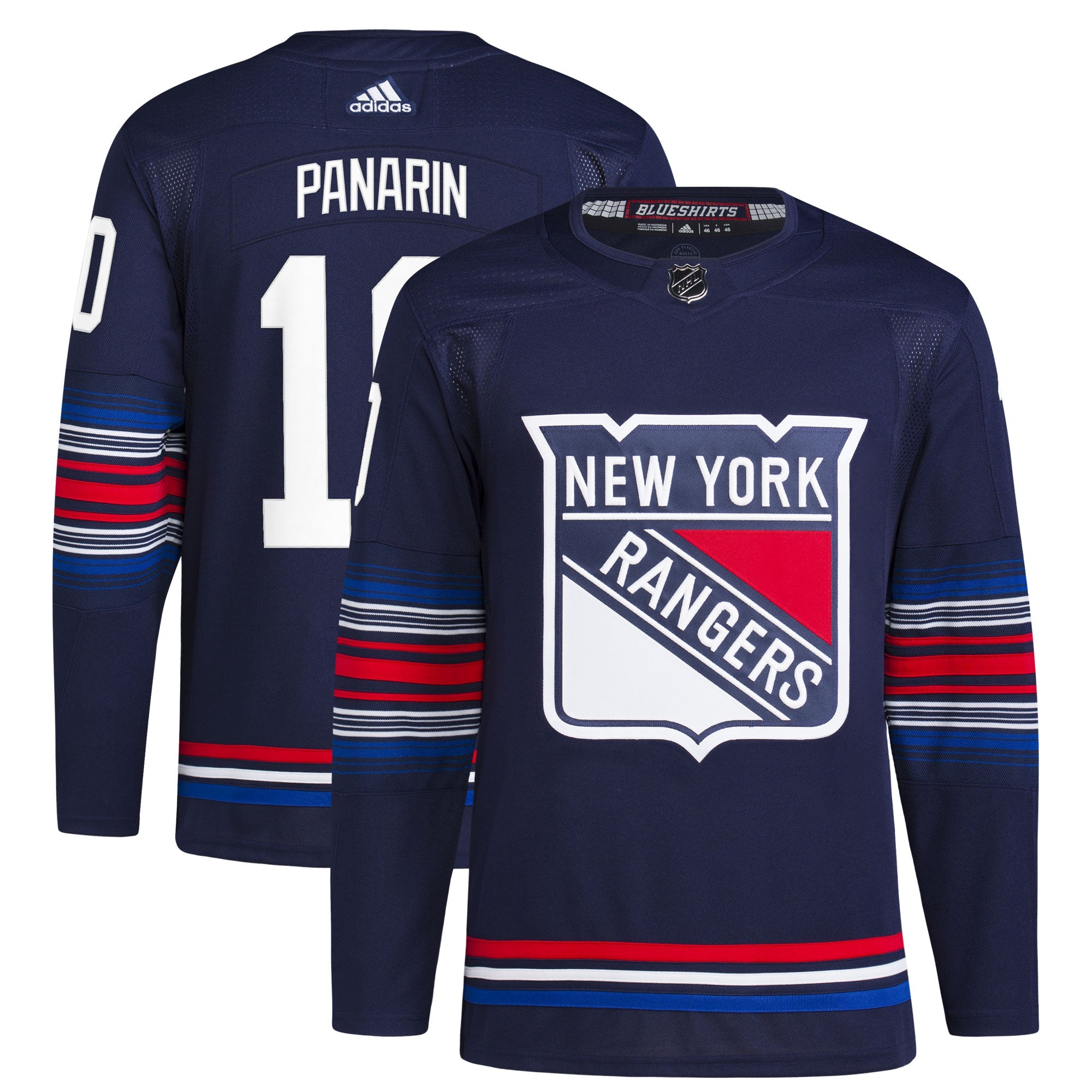 Artemi Panarin New York Rangers adidas Away Primegreen Authentic Player Jersey - White/Blue/Navy