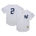 Derek Jeter New York Yankees 2014 Cooperstown Collection Authentic Throwback Jersey - White