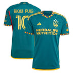 Riqui Puig LA Galaxy adidas 2024 LA Kit Authentic Player Jersey - Green/White