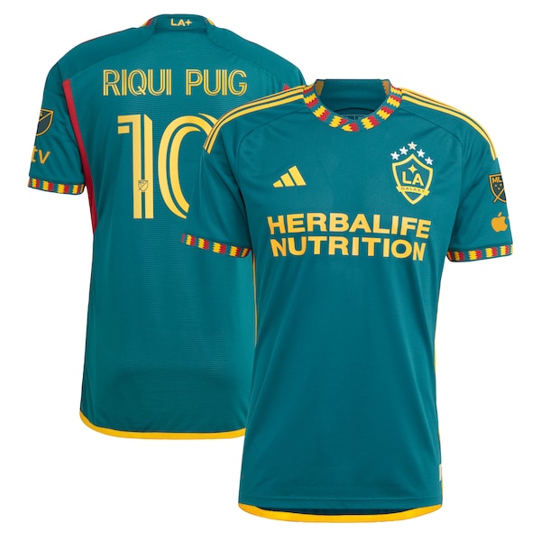 Riqui Puig LA Galaxy adidas 2024 LA Kit Authentic Player Jersey - Green/White
