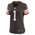 Juan Thornhill Cleveland Browns Nike Women's Team Game Jersey - Brown
