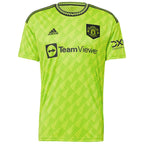 Manchester United adidas 2022/23 Third Replica Jersey - Neon Green
