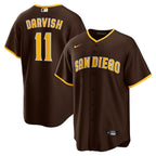Yu Darvish San Diego Padres Nike Alternate Replica Player Jersey - Brown