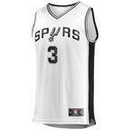 Keldon Johnson San Antonio Spurs  Youth Fast Break Association Jersey - White