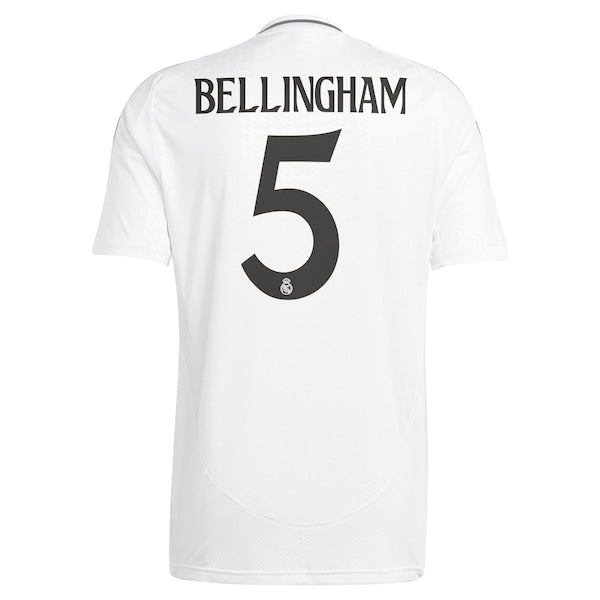 Jude Bellingham Los Merengues adidas Youth 2024/25 Home Replica Player Jersey - White