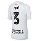 Gerard Pique Barcelona Nike Youth 2022/23 Third Breathe Stadium Replica Player Jersey - Gray