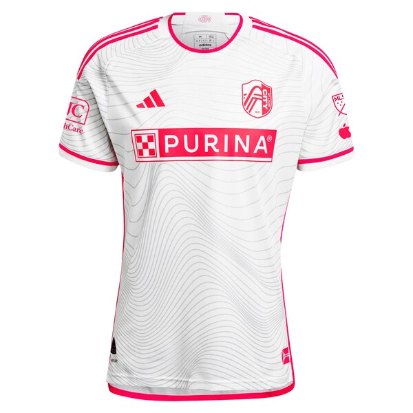 Aziel Jackson St. Louis City SC adidas 2024 The Confluence Kit Authentic Player Jersey - White
