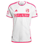 Eduard Löwen St. Louis City SC adidas 2024 The Confluence Kit Authentic Player Jersey - White