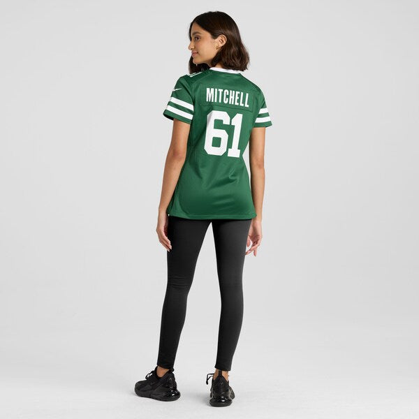 Max Mitchell New York Jets Nike Women's Team Game Jersey - Legacy Green