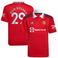 Aaron Wan-Bissaka Manchester United adidas Youth 2022/23 Home Replica Player Jersey - Red