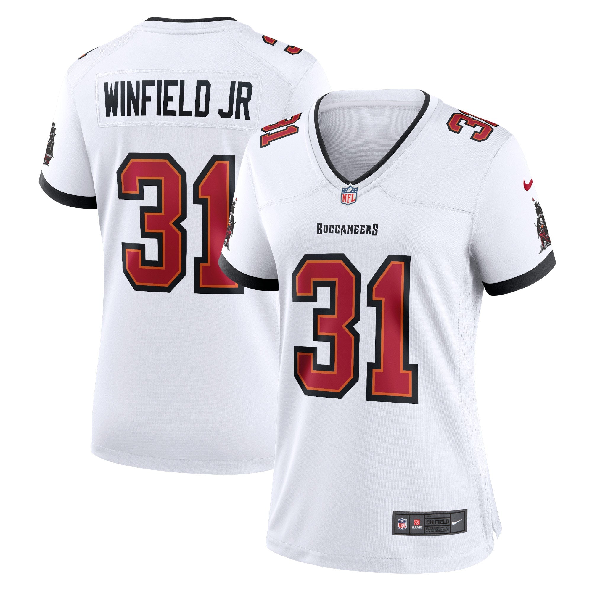 Antoine Winfield Jr. Tampa Bay Buccaneers Nike Women's Game Jersey - Pewter/White