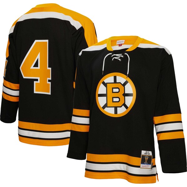 Bobby Orr Boston Bruins  1971/72 Blue Line Player Jersey - Black