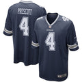 Dak Prescott Dallas Cowboys Nike Game Team Jersey - Navy/White