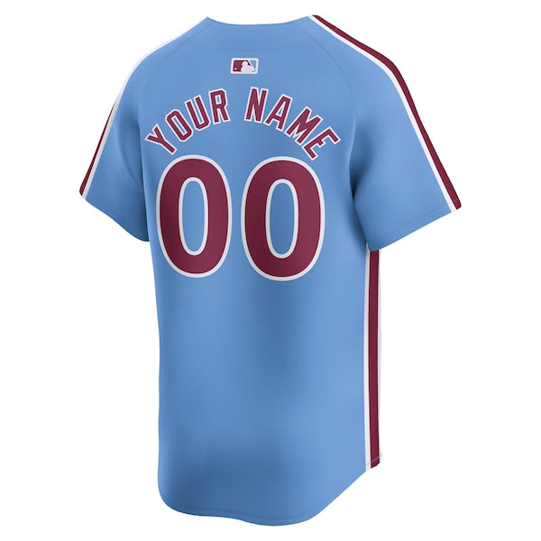 Philadelphia Phillies Nike  Alternate Limited Custom Jersey – Light Blue