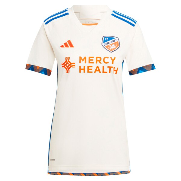 FC Cincinnati adidas Women's 2024 The Canvas Kit Replica Jersey  - White