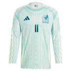 Santiago Giménez Mexico National Team adidas 2024 Away Replica Player Long Sleeve Jersey - Green