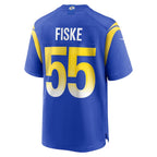 Braden Fiske Los Angeles Rams Nike Team Game Jersey -  Royal