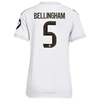 Jude Bellingham Los Merengues adidas Women's 2025/26 Home Replica Jersey - White/Blue