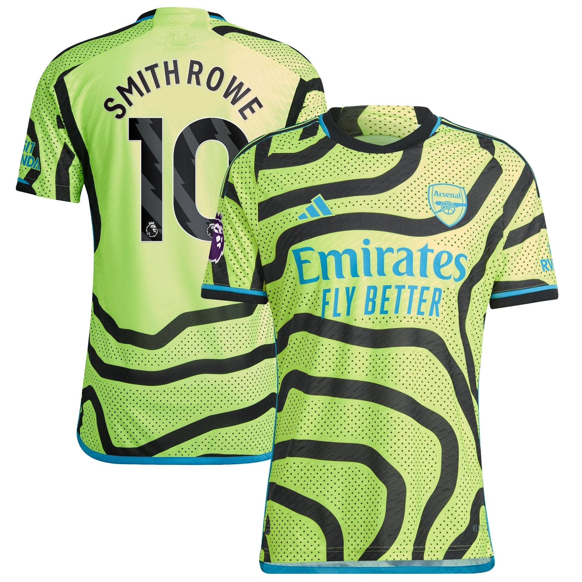 Emile Smith Rowe Arsenal adidas 2023/24 Home Authentic Player Jersey - Red/Yellow