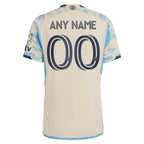Philadelphia Union adidas 2024 For Philly Authentic Custom Jersey - Tan
