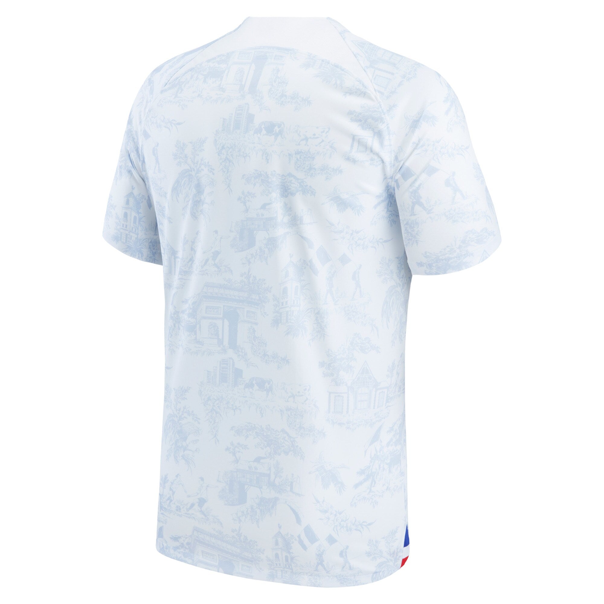 Custom National Team Nike 2022/23 Away Authentic Blank Jersey - White