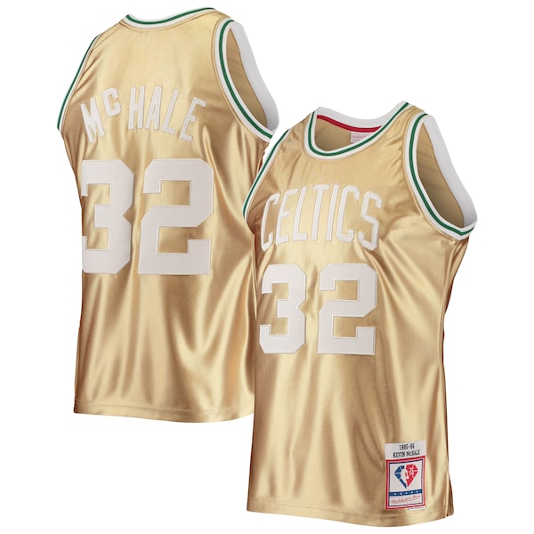 Kevin McHale Boston Celtics 75th Anniversary 1985/86 Hardwood Classics Swingman Jersey - Gold