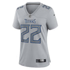 Derrick Henry Tennessee Titans Nike Women's Atmosphere Fashion Game Jersey - Gray