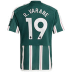 Raphael Varane Manchester United adidas Youth 2023/24 Away Replica Player Jersey - Green/White