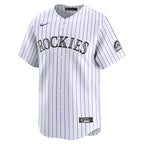 Colorado Rockies Nike Home Limited Player Jersey - White