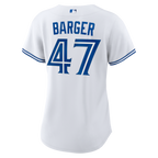Addison Barger Toronto Blue Jays Nike Women's 2025 World Series Home Replica Player Jersey - White