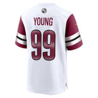 Chase Young Washington Commanders Nike Game Jersey - White/Burgundy