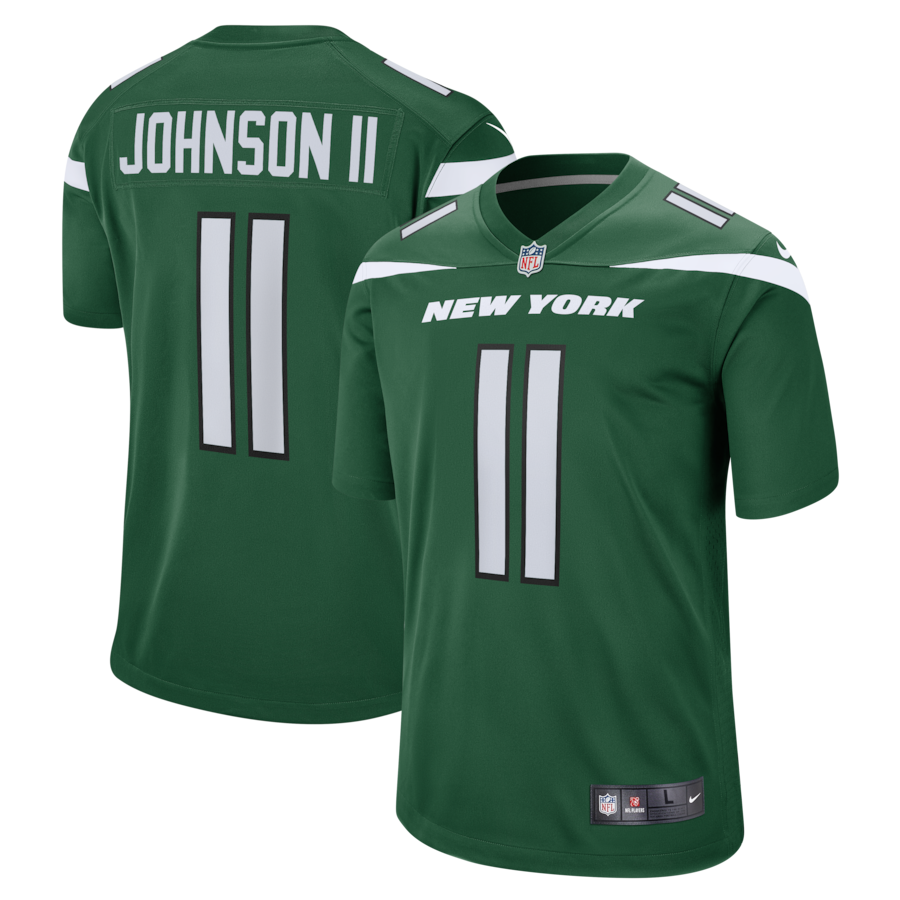Jermaine Johnson II New York Jets Nike Alternate Game Jersey - Spotlight White/Green