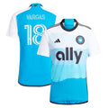 Kerwin Vargas Charlotte FC adidas 2024 The Carolina Kit: Explore Replica Player Jersey - Blue