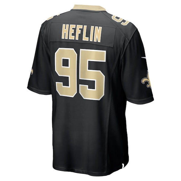 Jack Heflin New Orleans Saints Nike Team Game Jersey -  Black