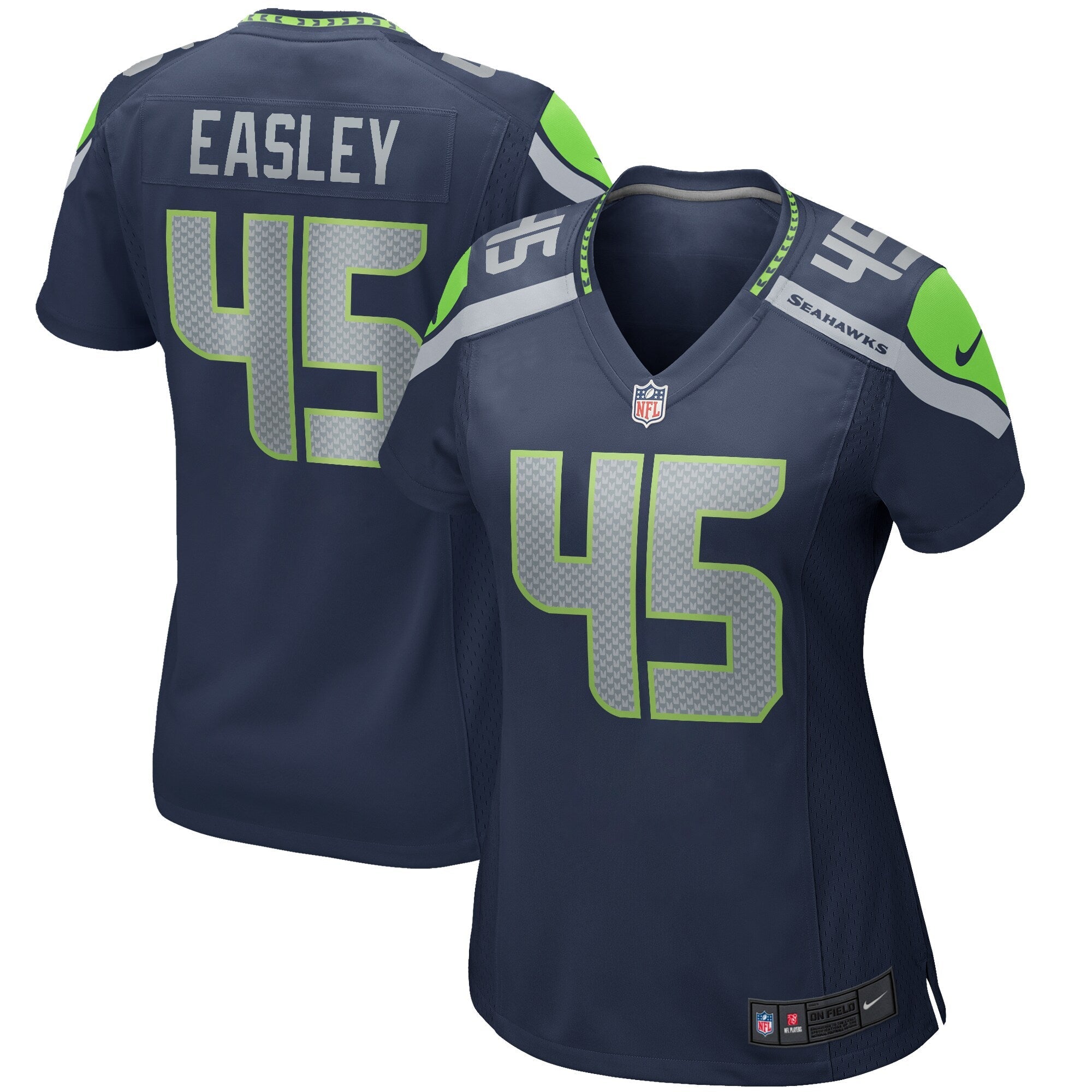Kenny Easley Seattle Seahawks Nike Women's Throwback Retired Player Game Jersey - Royal/Navy